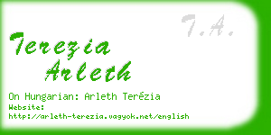 terezia arleth business card